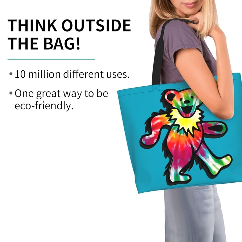 Amazon | [ZELLYA] グレイトフルデッドベア 買い物袋 レディース